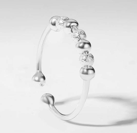 925 SILVER PEARL COMFORT RING